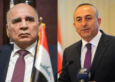 رایزنی وزیران خارجه عراق و ترکیه درباره مسائل دوجانبه و منطقه ای